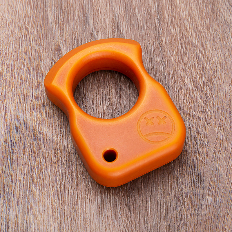 Single Finger Bakelite Polymer Knuckle Duster Brass Knuckles - Tophatter Daily Deals